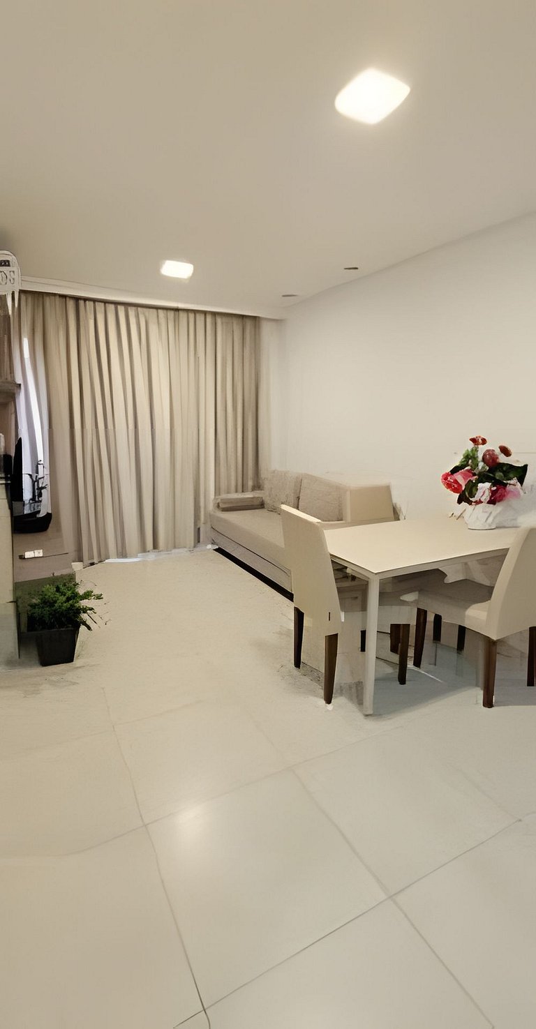 Apto 1 quarto com piscina a 40 mt de la playa