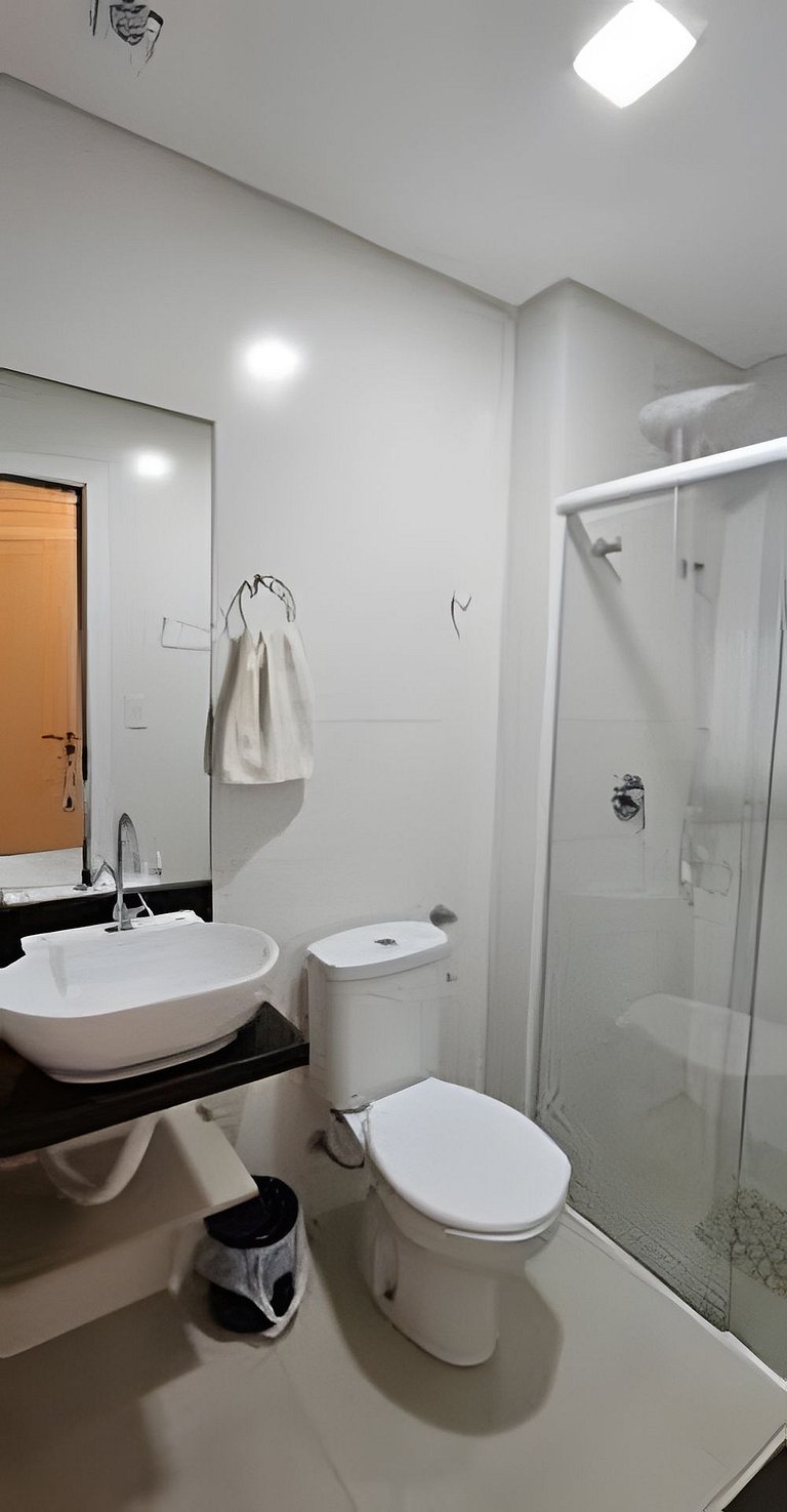 Apto 1 quarto com piscina a 40 mt de la playa